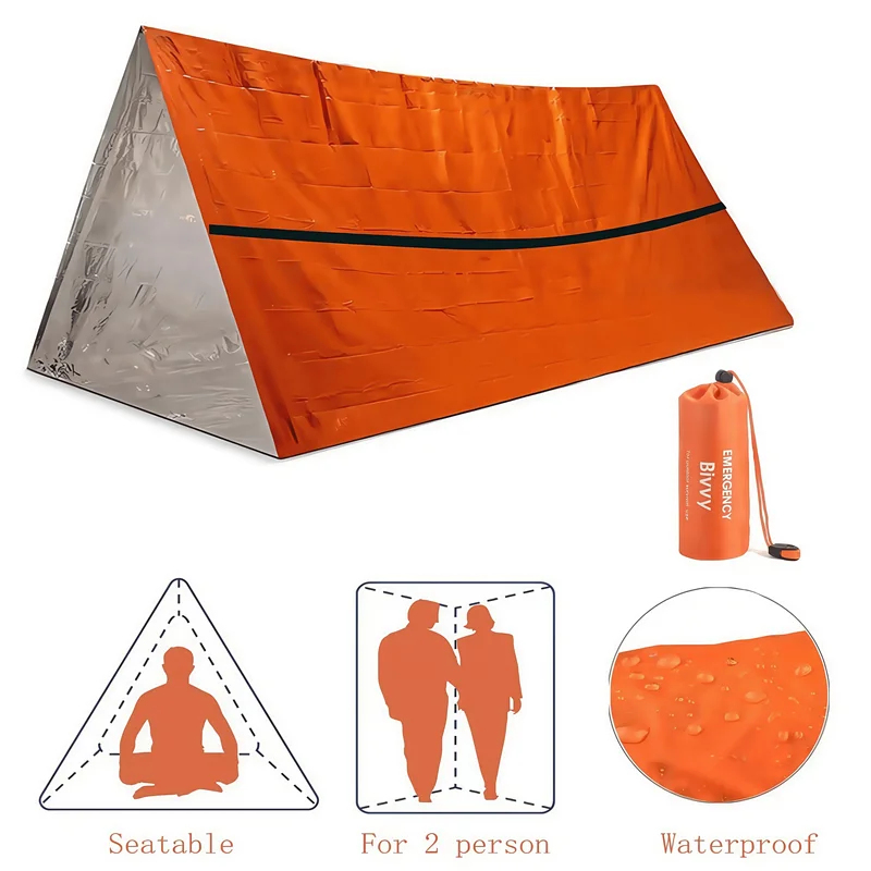 Tenda di Emergenza per 2 Perso - Emergency Mylar Tent recensione e prezzo