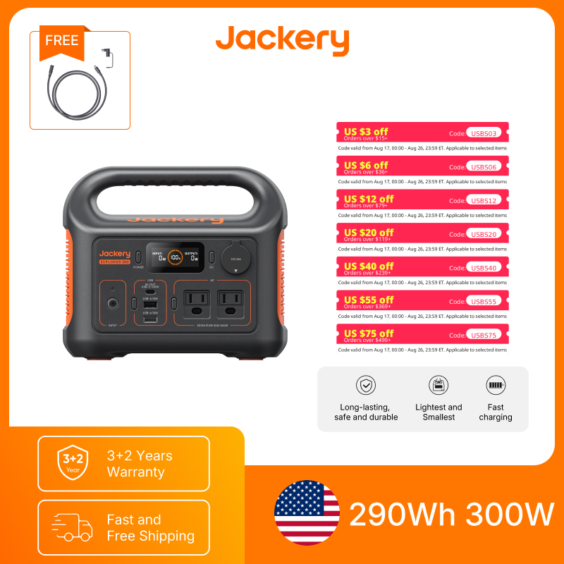 Jackery Stazione di Alimentazi - Solar Emergency Charger recensione e prezzo